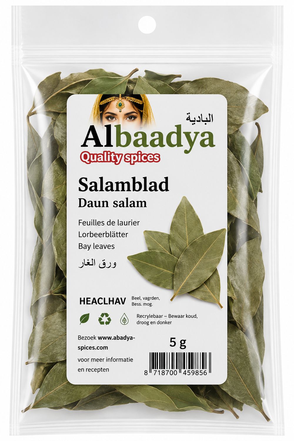 X 10 SALAMBLAD / DAUN SALAM 5GR ALBADYA
