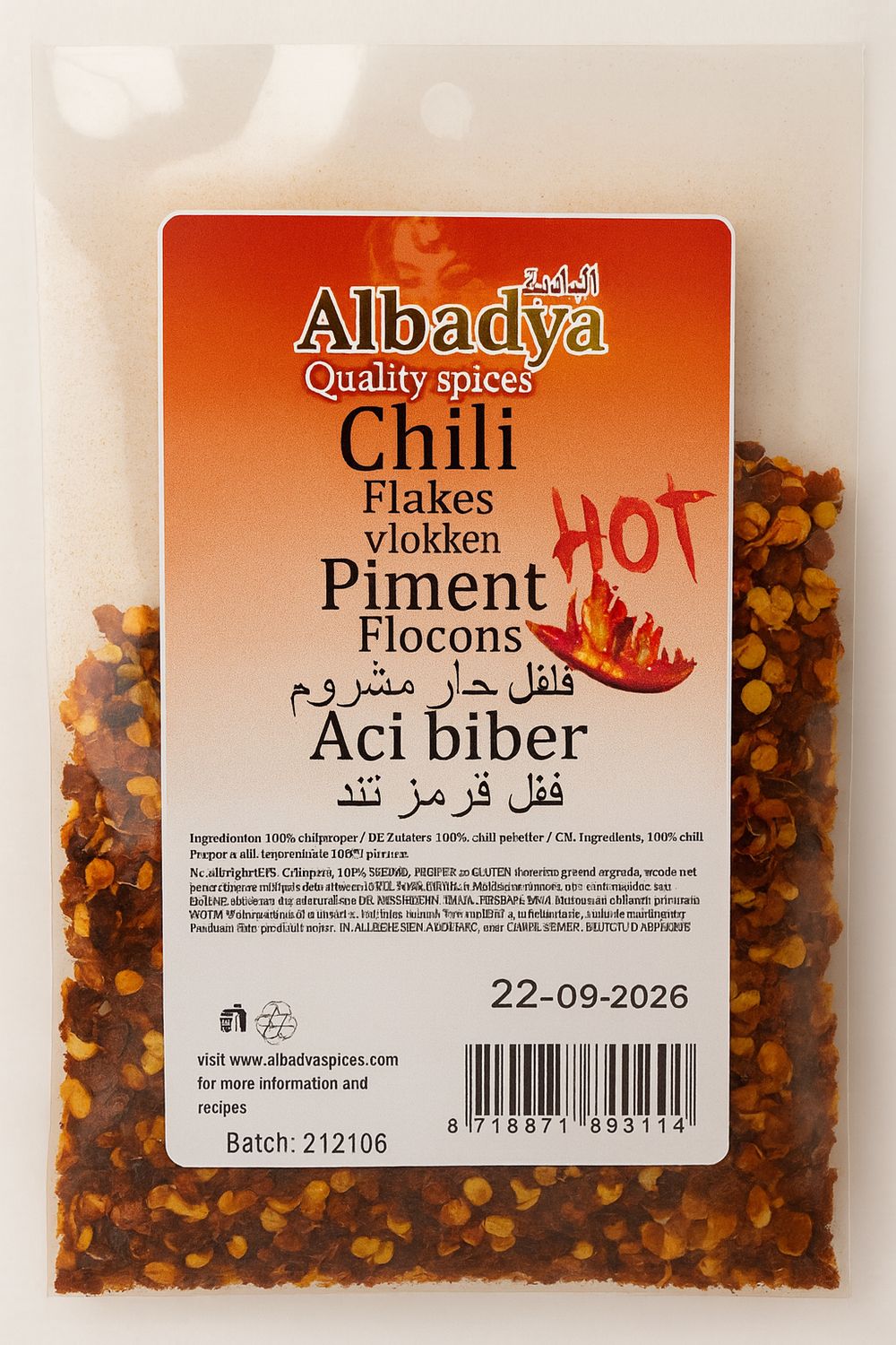 X 10 CHILI GEBROKEN 50 GR.