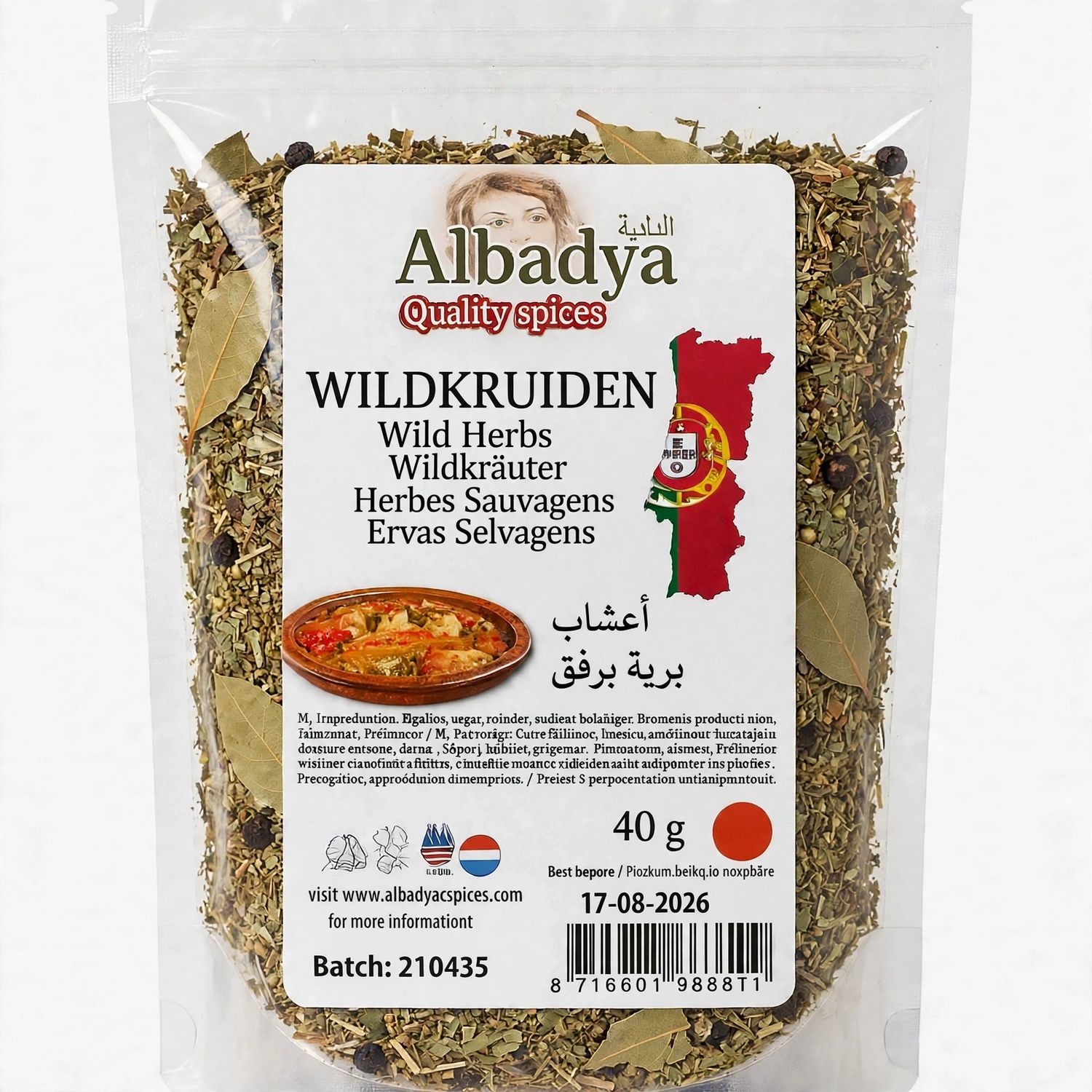 X 10 WILDKRUIDEN 40 GR.