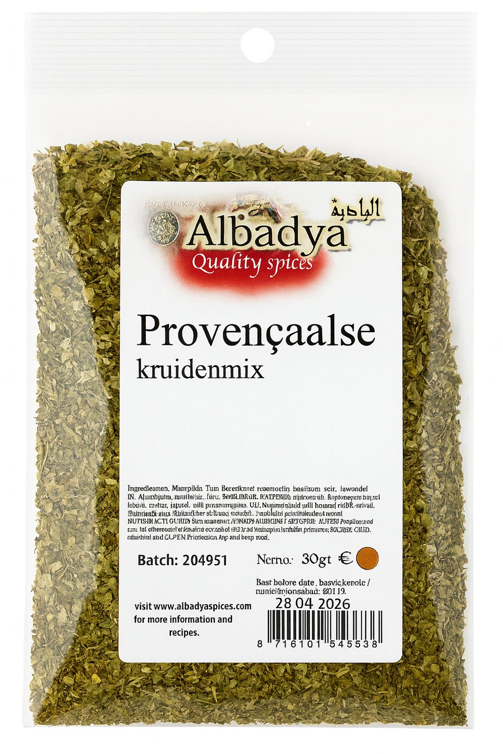 X 10 PROVENCAALSE KRUIDEN 30 GR.