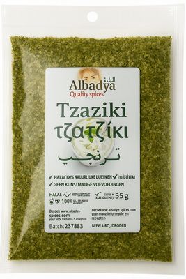 X 10 TZAZIKI KRUIDEN  55 GR