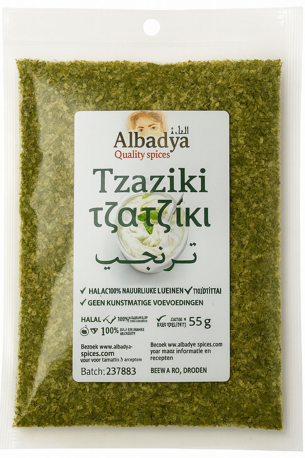 X 10 TZAZIKI KRUIDEN  55 GR