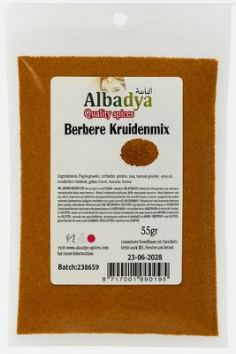 X 10 BERBERE KRUIDENMIX 55 GR