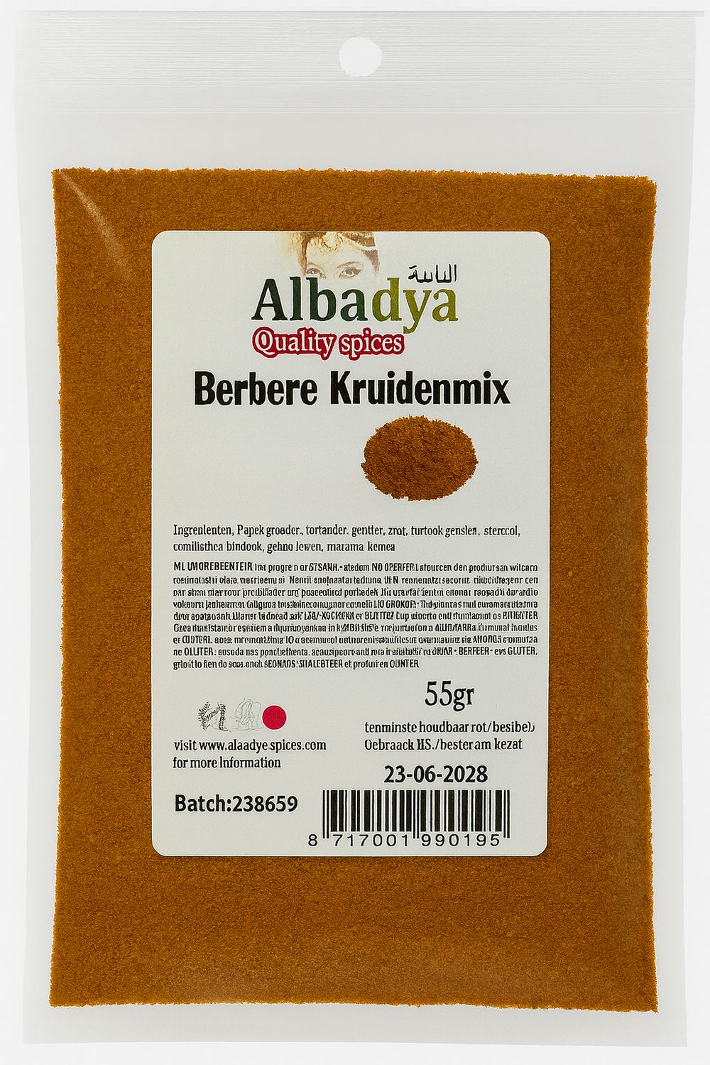 X 10 BERBERE KRUIDENMIX 55 GR