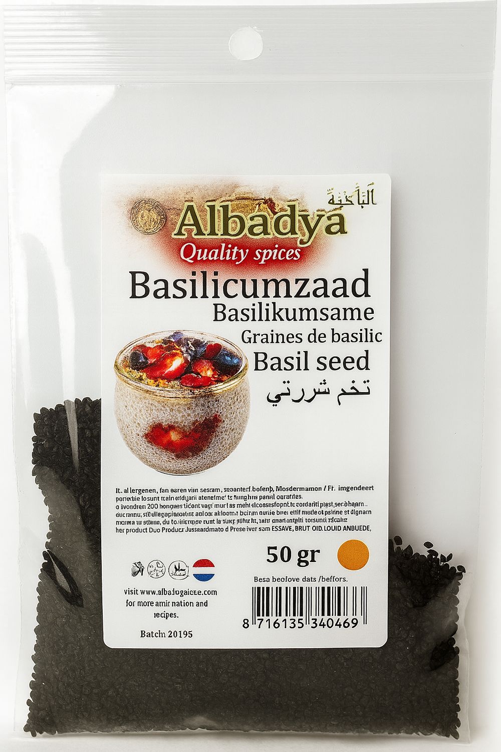 X 10 BASILICUMZAAD 50 GR.