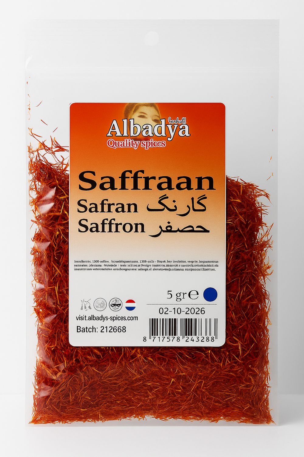 X 10 SAFFLOER 5 GR
