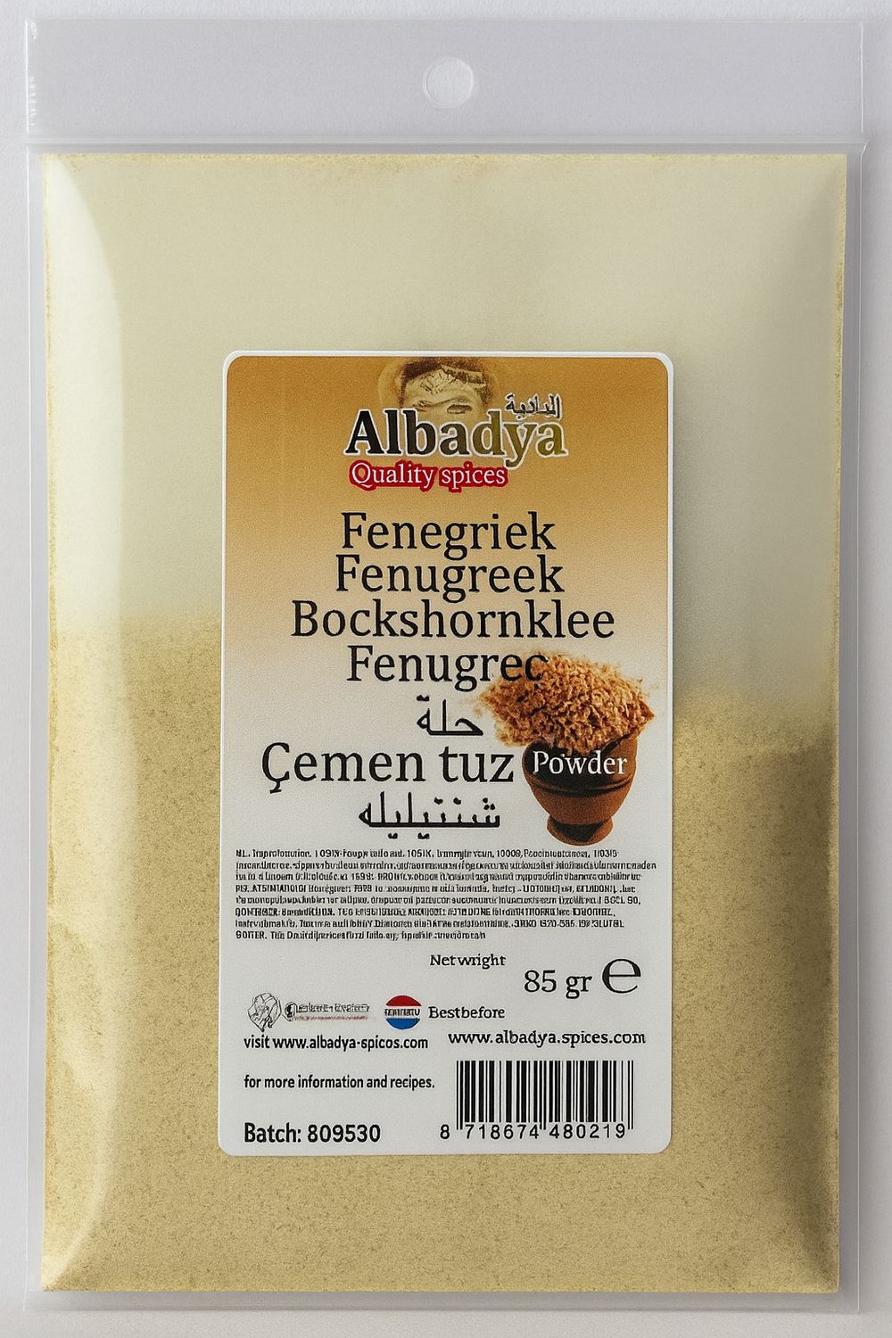 X 10 FENEGRIEK GEMALEN 85 GR.