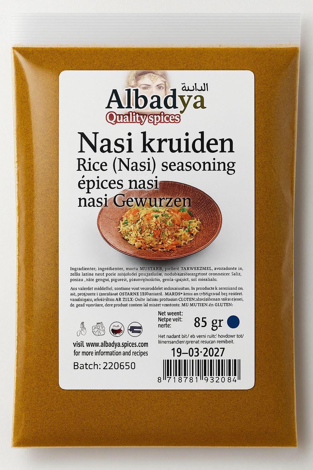 X 10 NASI KRUIDEN 85 GR.