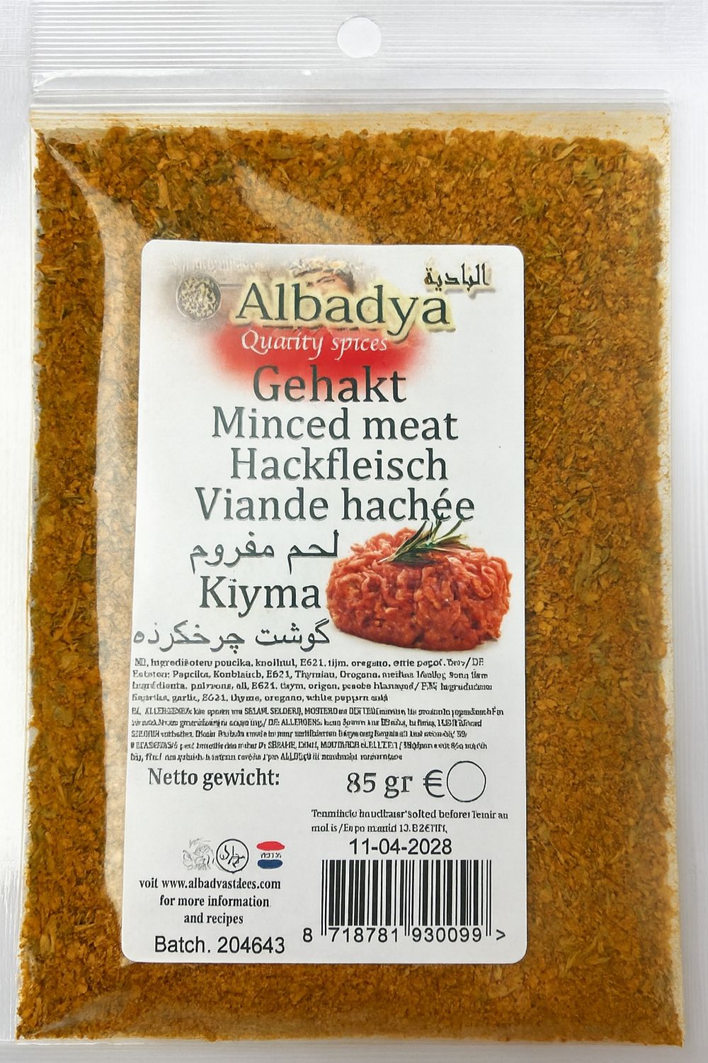 X 10 GEHAKTMIX 85 GR.