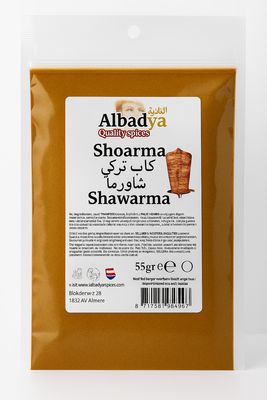 X 10 SHOARMA KRUIDEN 55 GR.