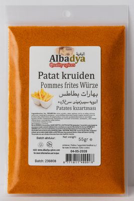 X 10 PATAT EN FRITES KRUIDEN 55 GR.