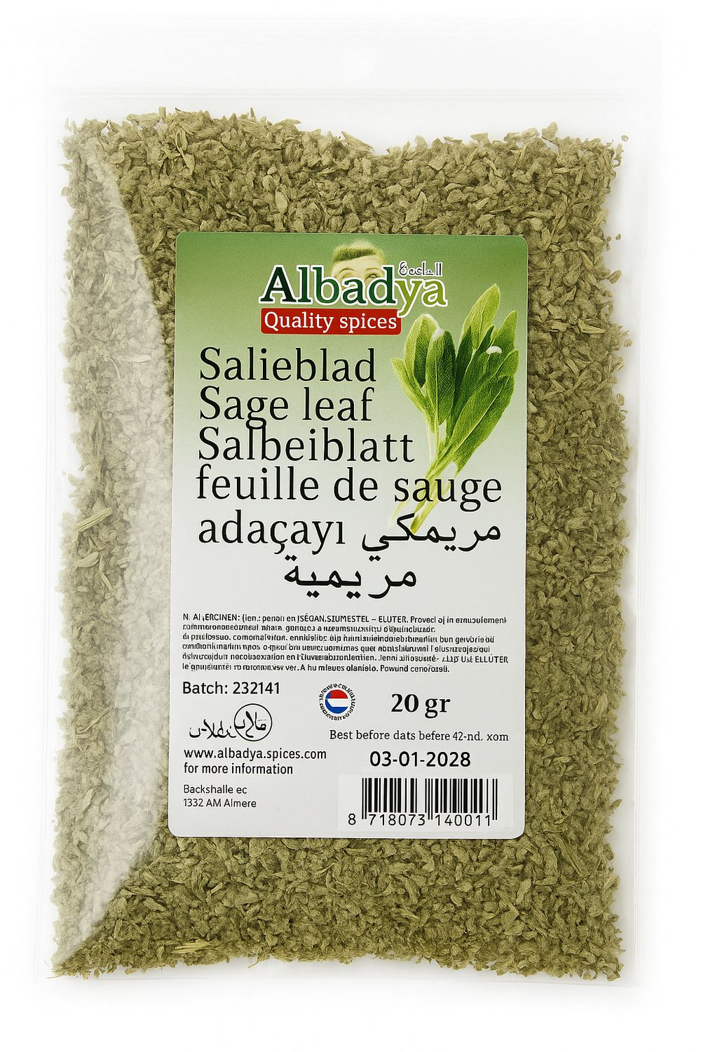 X 10 SALIE GESNEDEN 20GR