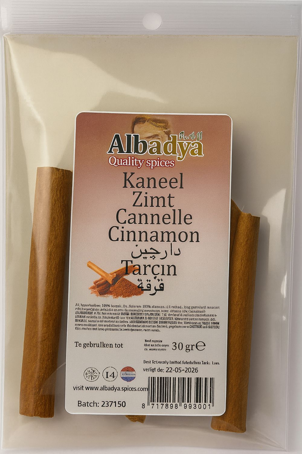 X 10 KANEELSTOKJES 30 GR.