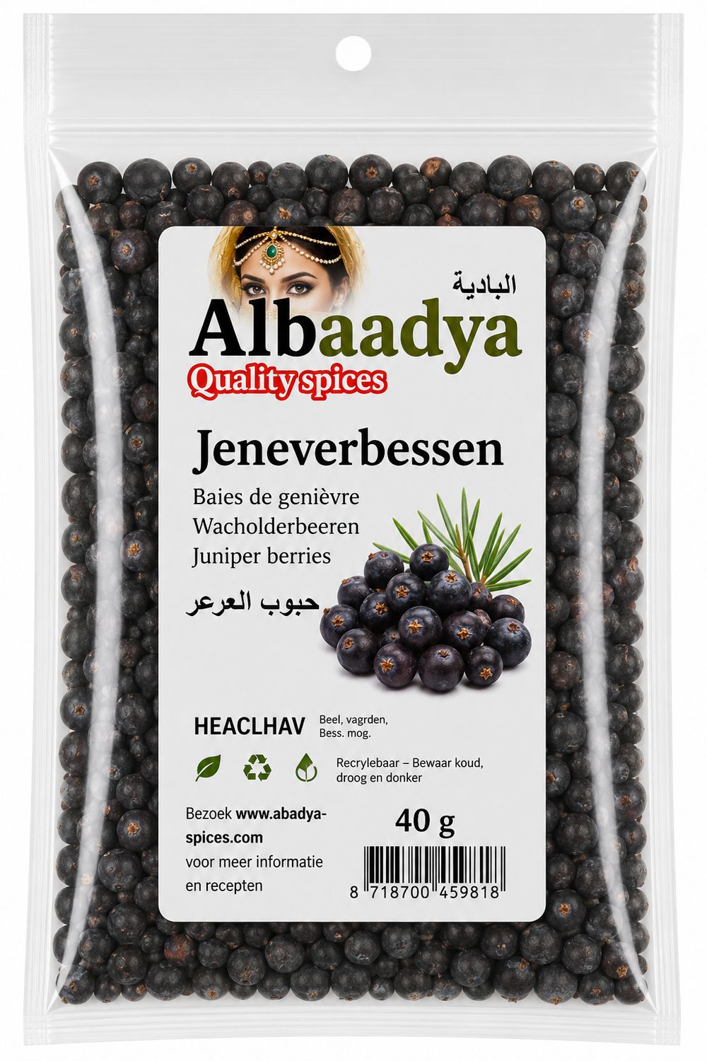 X 10 JENEVERBESSEN 40 GR.