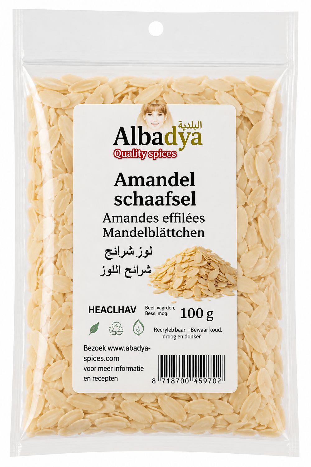 X 10 AMANDELSCHAAFSEL 40 GR.