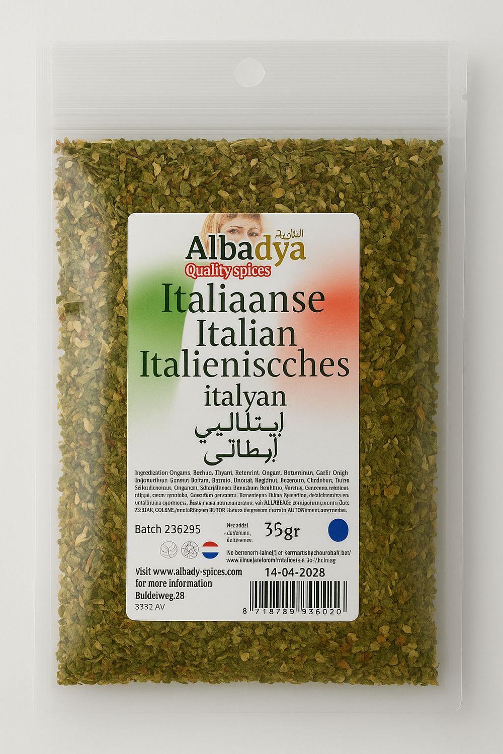 X 10 ITALIAANSE KRUIDEN 35 GR.