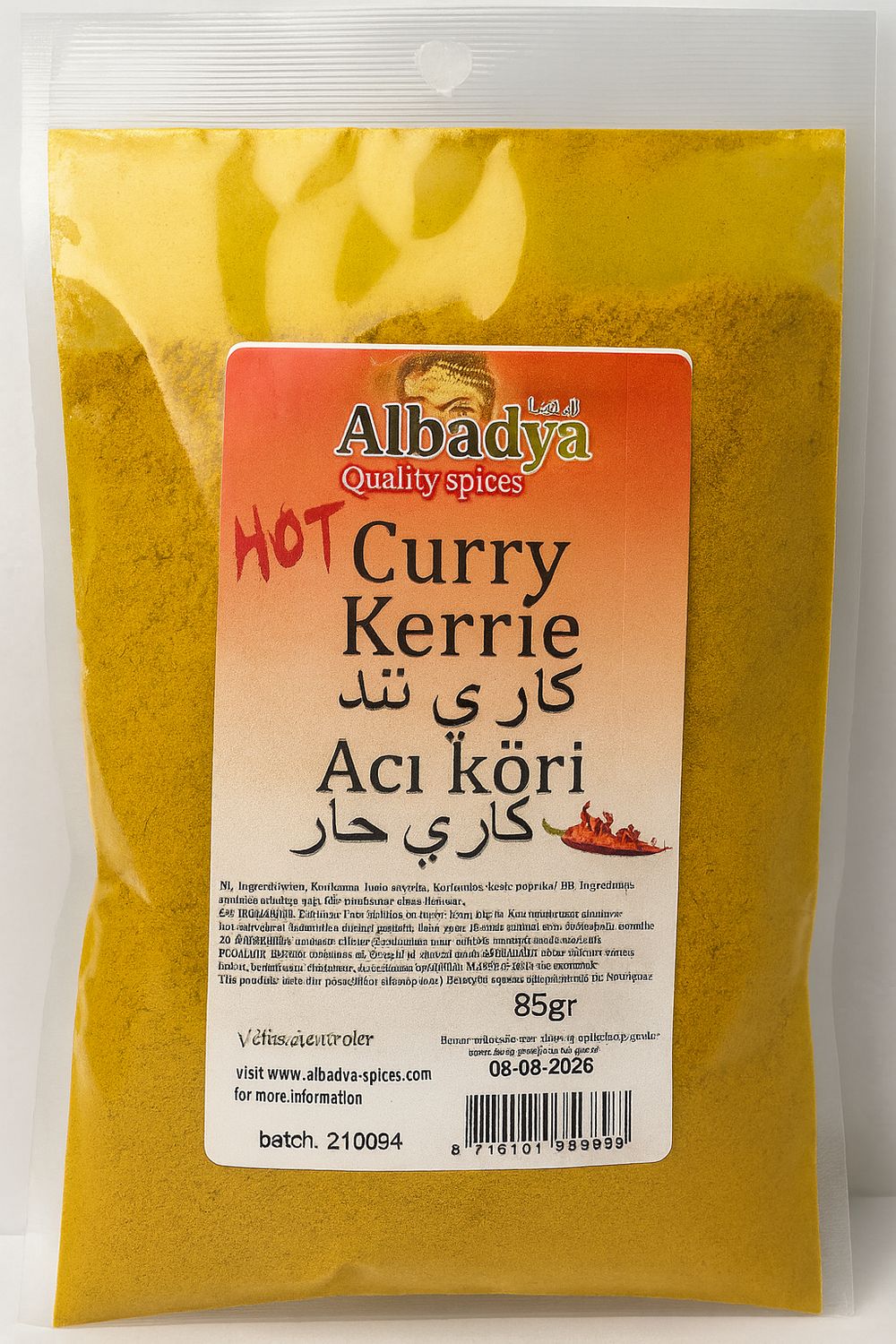 X 10 KERRIEPOEDER HOT 55 GR