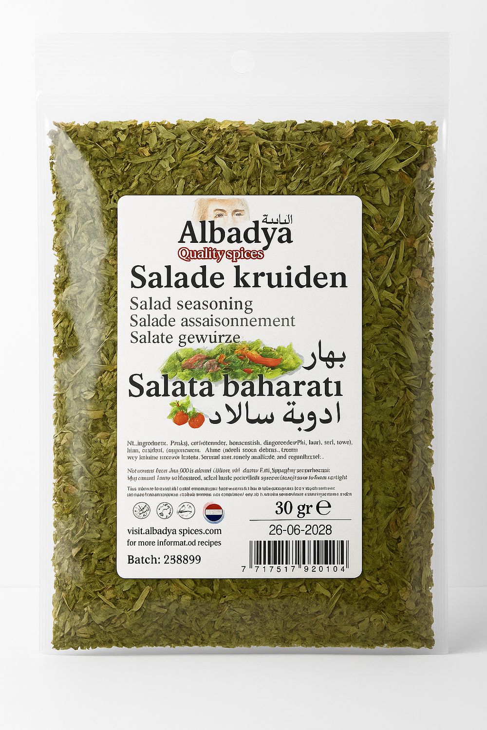X 10 SALADE KRUIDEN ALB 30 GR.