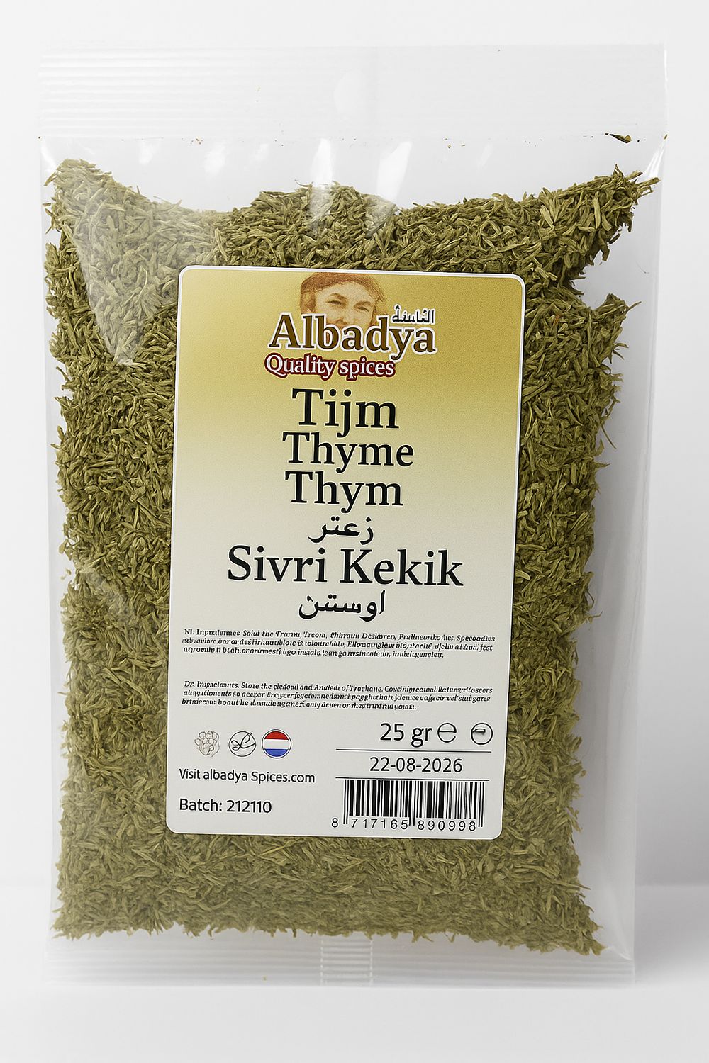X 10 TIJM GESNEDEN 25 GR.