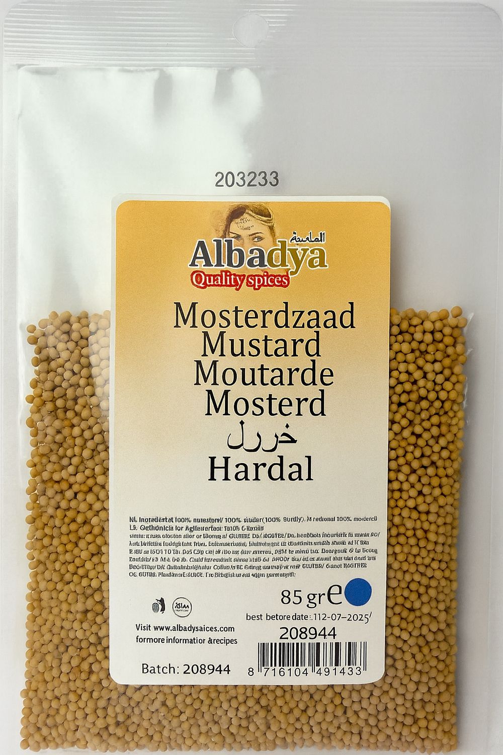 X 10 MOSTERDZAAD HEEL 85 GR.