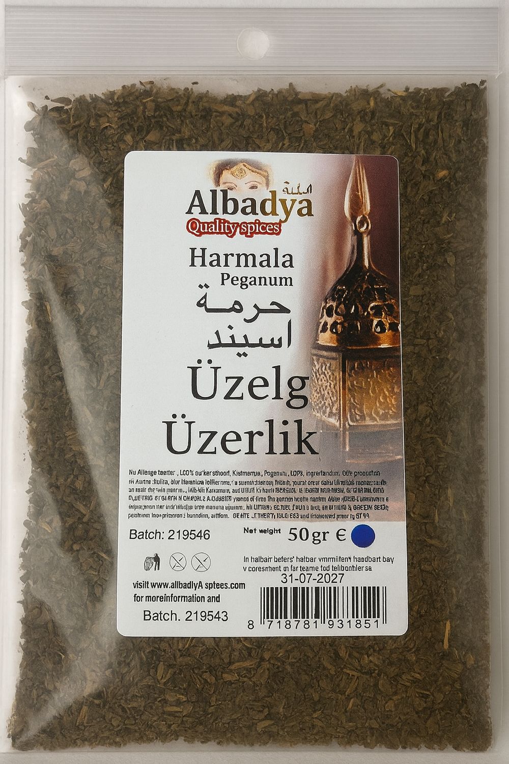 X 10 HARMALA 50 GR.