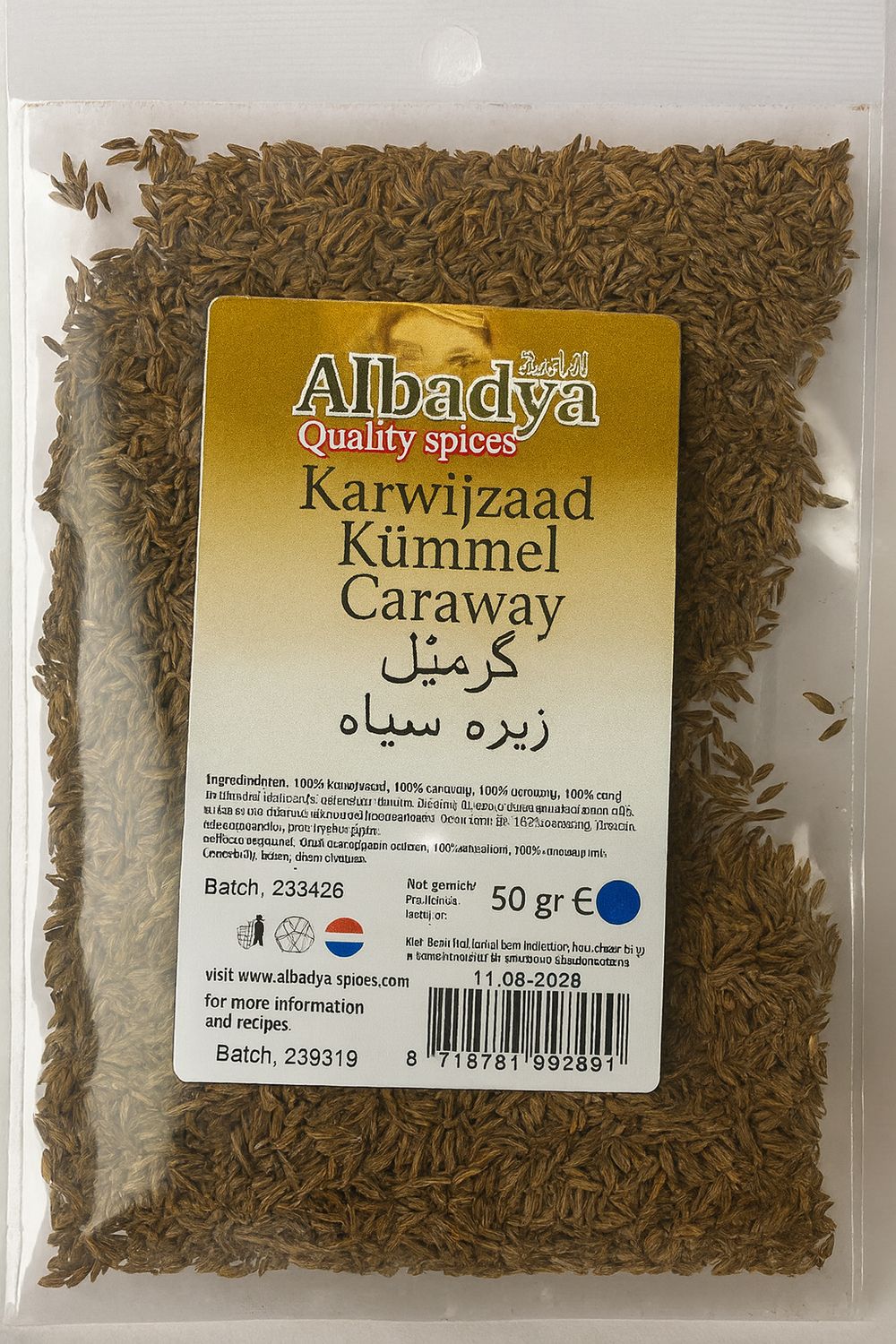 X 10 KARWIJZAAD HEEL 50 GR.