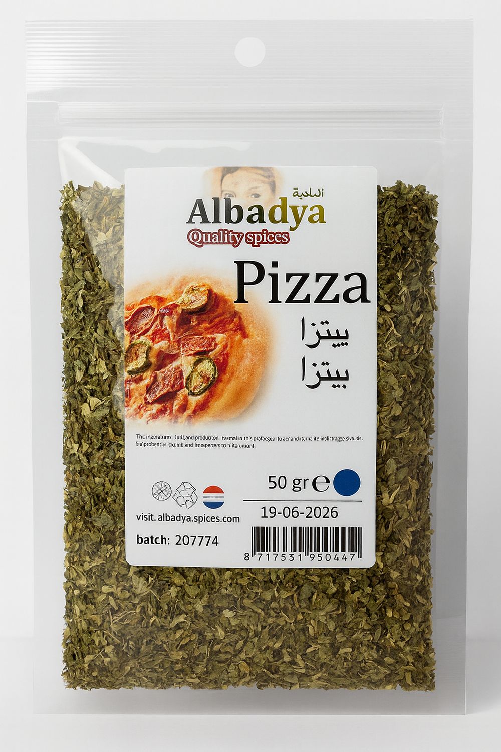 X 10 PIZZA KRUIDEN 50 GR.