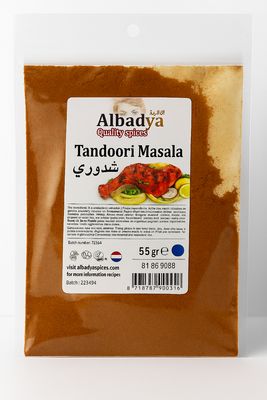 X 10 TANDOORI KRUIDEN  55 GR.
