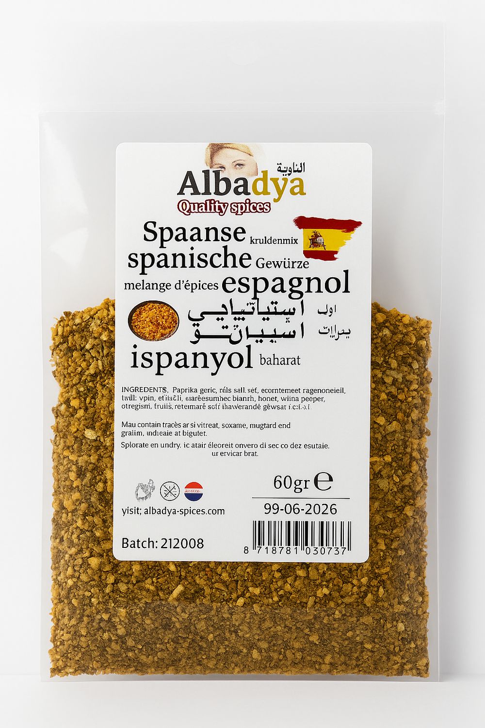 X 10 SPAANSE KRUIDENMIX 55 GR.