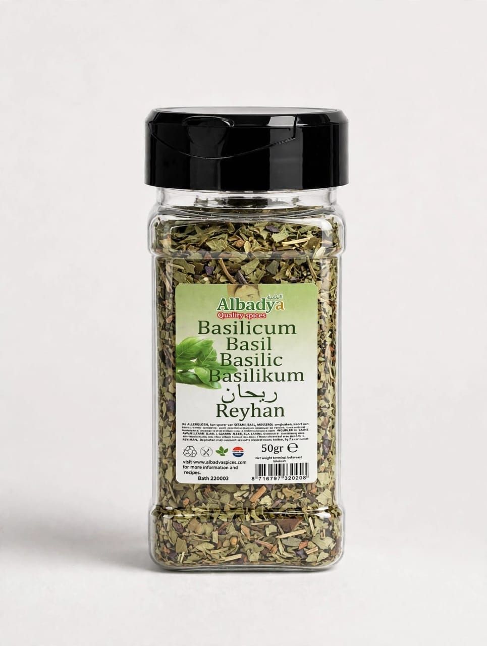 X 6  BASILICUM 50 GR. ALBADYA