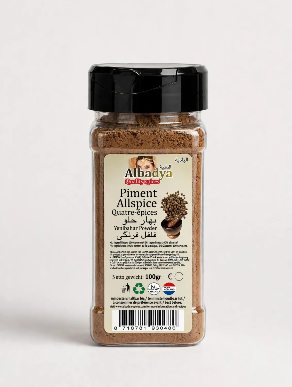 X6  PIMENT GEMALEN 100 GR. ALBADYA