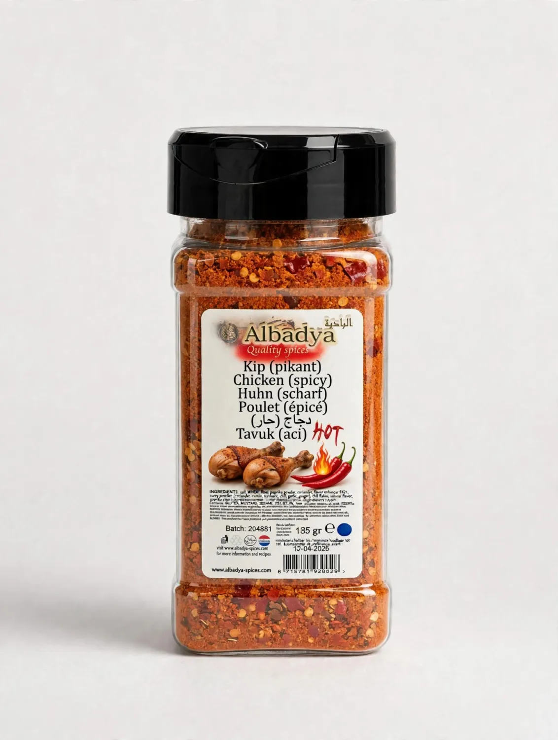 X6  KIPKRUIDEN HOT 185 GR. ALBADYA