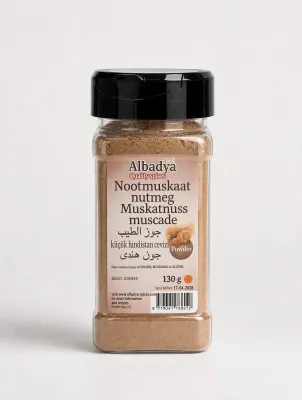 X6  NOOTMUSKAAT GEMALEN 130 GR.