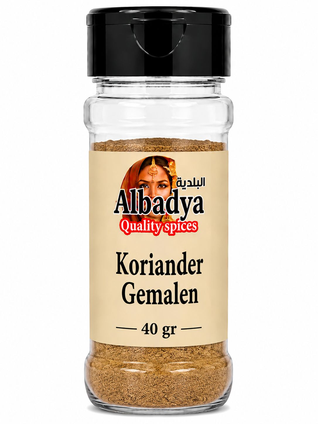 X 8 KORIANDER GEMALEN 40 GR.