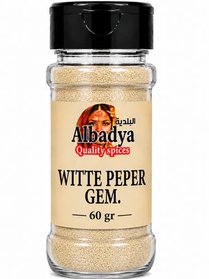 X 8 WITTE PEPER GEM. 60 GR.