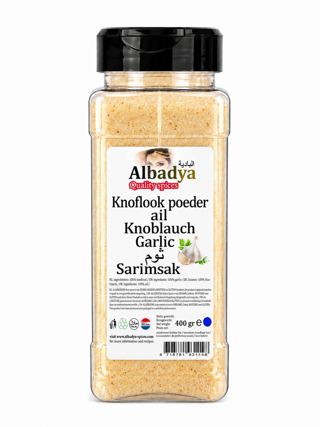 KNOFLOOKPOEDER 400 GR. ALBADYA