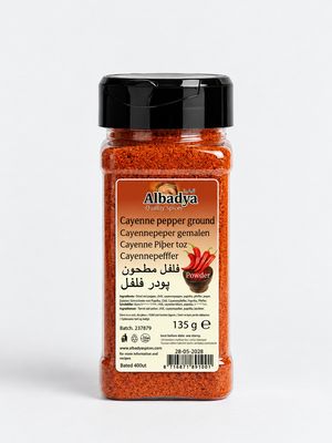 X6  CAYENNEPOEDER 135 GR. ALBADYA