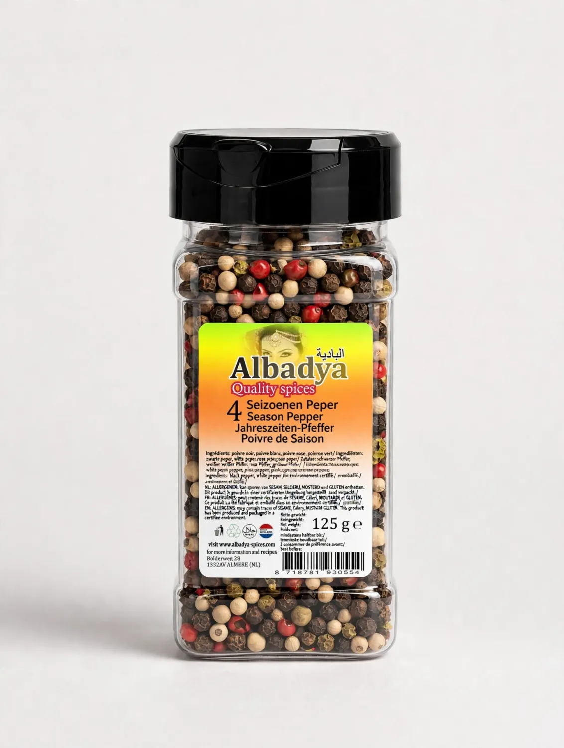 X6  4 SEIZOENPEPER ALBADYA 125 GR