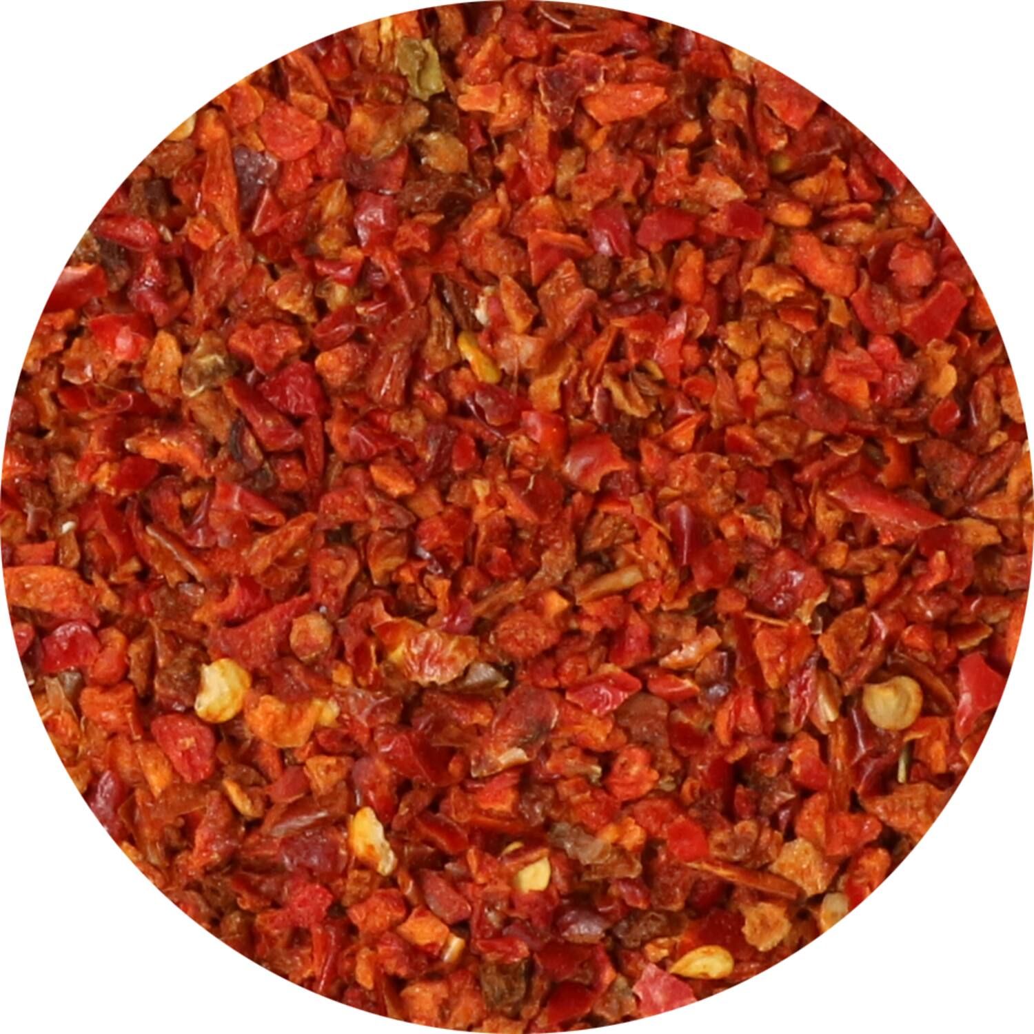 PAPRIKASTUKJES ROOD 1 KG.