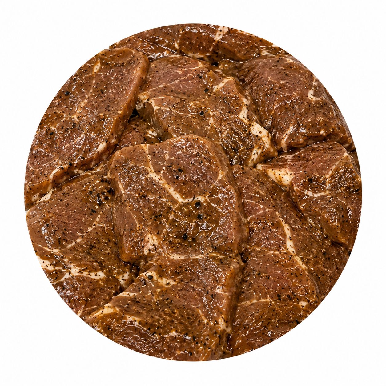 AMERK. 4.S. PEPPERSTEAK VP. 1 KG.
