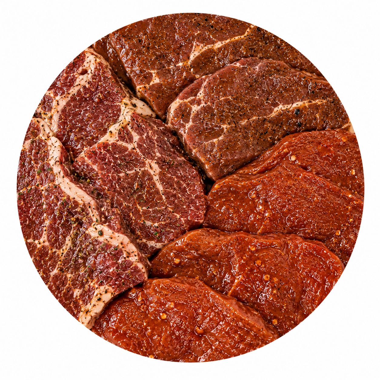 BIEFSTUK MIX 1 KG.