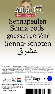 X 10 SENNAPEULEN 50 GR