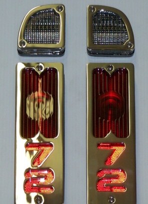 1967 - 1972 CHEVY/GMC Truck Tail Light Insert with 72