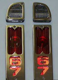 1967 - 1972 CHEVY/GMC Truck Tail Light Insert with 67