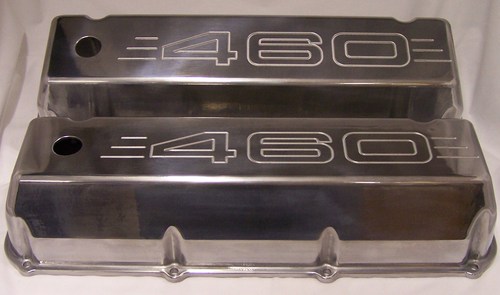 BIG BLOCK FORD 460 ALUMINUM VALVE COVERS POLISHED