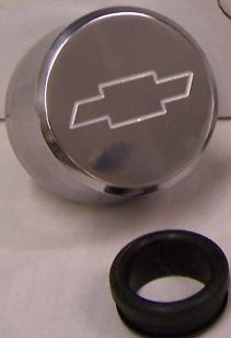 BREATHER POLISHED ALUMINUM WITH BOWTIE LOGO