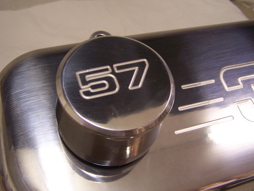 BREATHER POLISHED ALUMINUM WITH 57