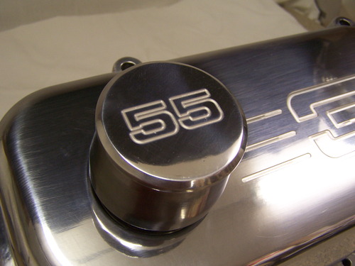 BREATHER POLISHED ALUMINUM WITH 55