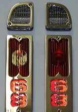 1967 - 1972 CHEVY/GMC Truck Tail Light Insert with 68