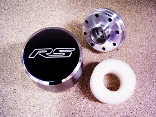 BREATHER POLISHED ALUMINUM WITH RS